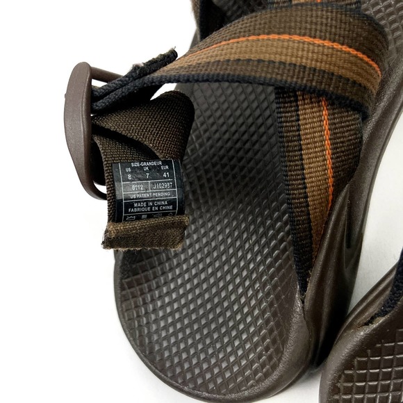 Chaco Sandals Z/1 Classic Brown Orange Men’s Size 8 main image 4